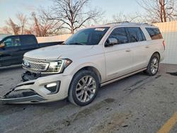 Vehiculos salvage en venta de Copart Bridgeton, MO: 2018 Ford Expedition max Platinum
