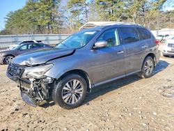 Salvage cars for sale from Copart Austell, GA: 2017 Nissan Pathfinder s