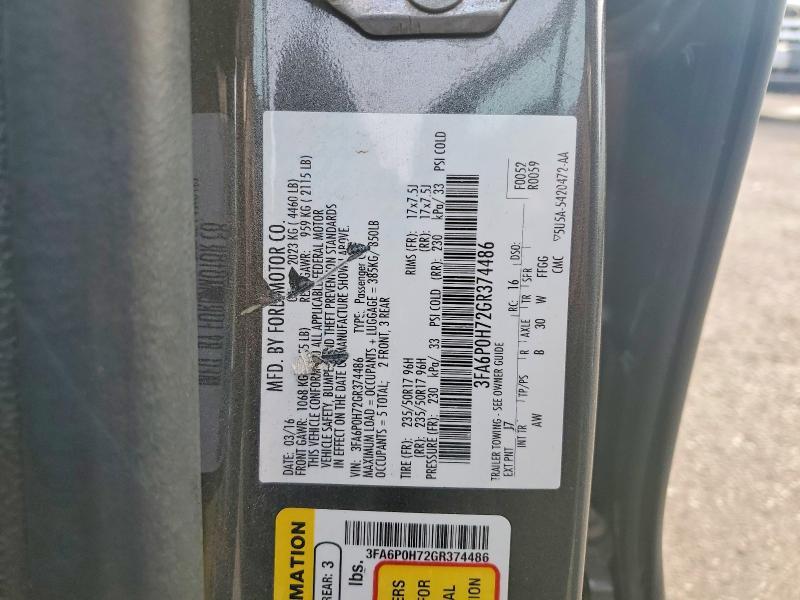2016 Ford Fusion se