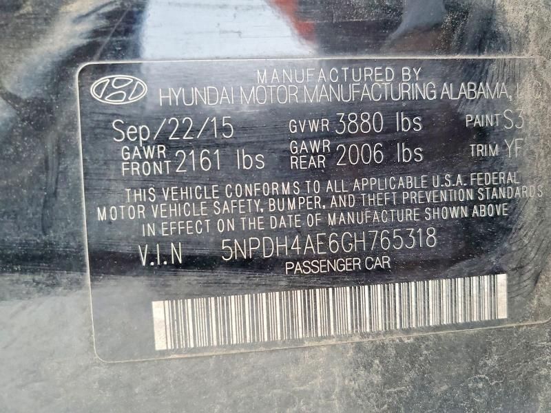 2016 Hyundai Elantra se