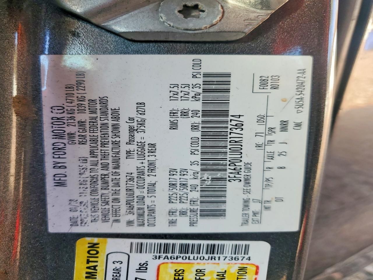 2018 Ford Fusion se Hybrid