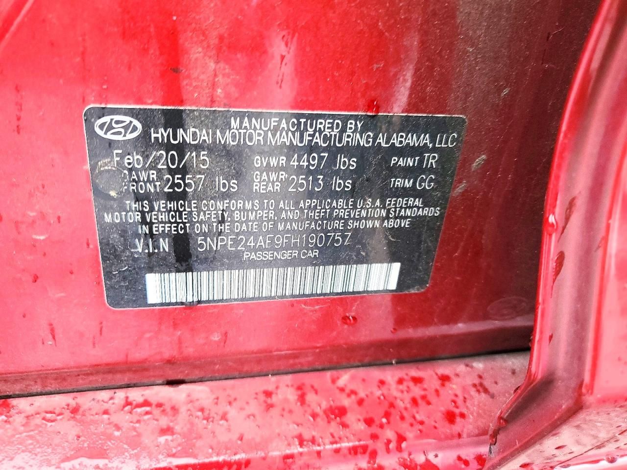 2015 Hyundai Sonata se