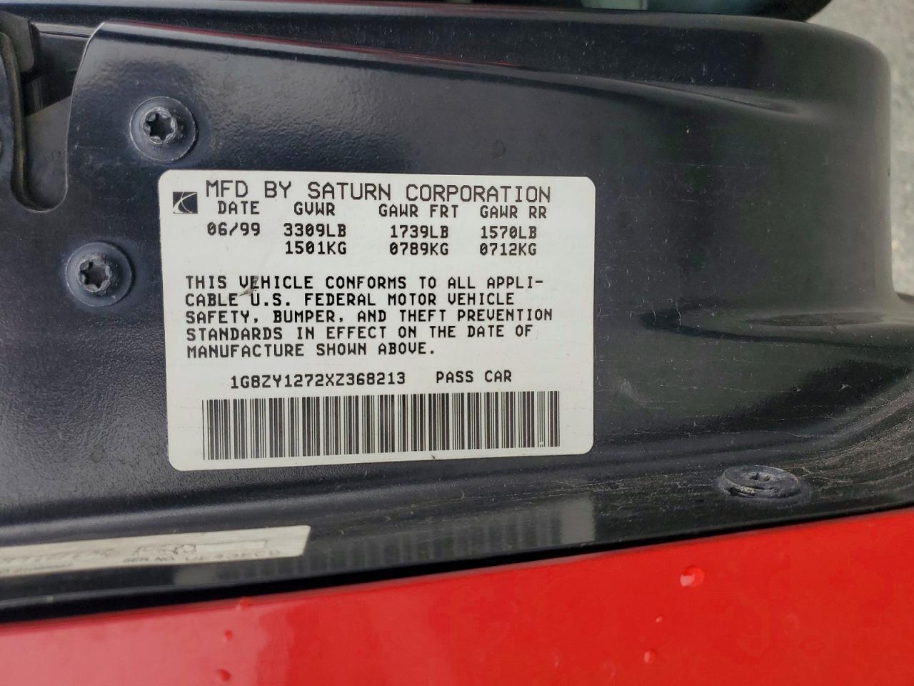 1999 Saturn SC2