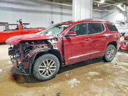 GMC salvage cars for sale: 2020 GMC Acadia Denali