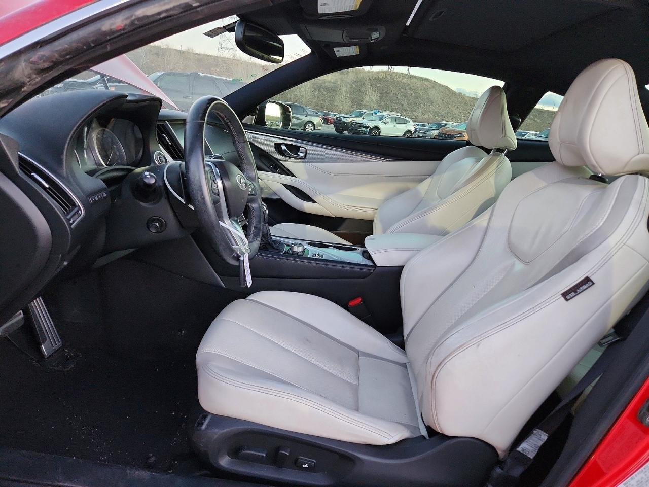 2017 Infiniti Q60 red Sport 400