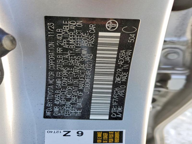 2024 Toyota Corolla le