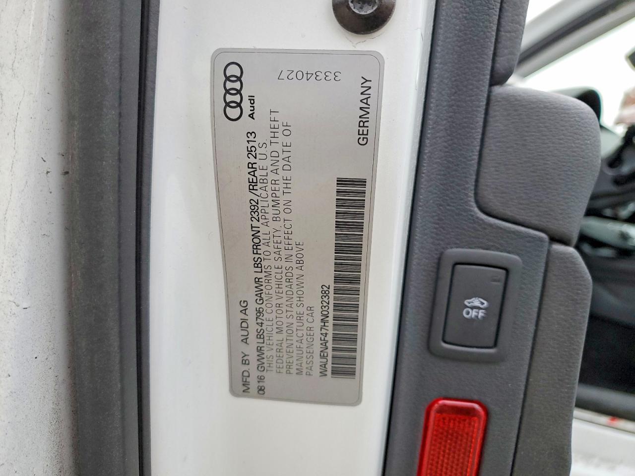 2017 Audi A4 Premium Plus