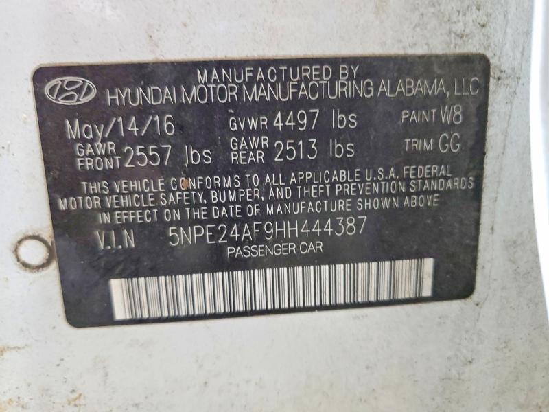 2017 Hyundai Sonata se