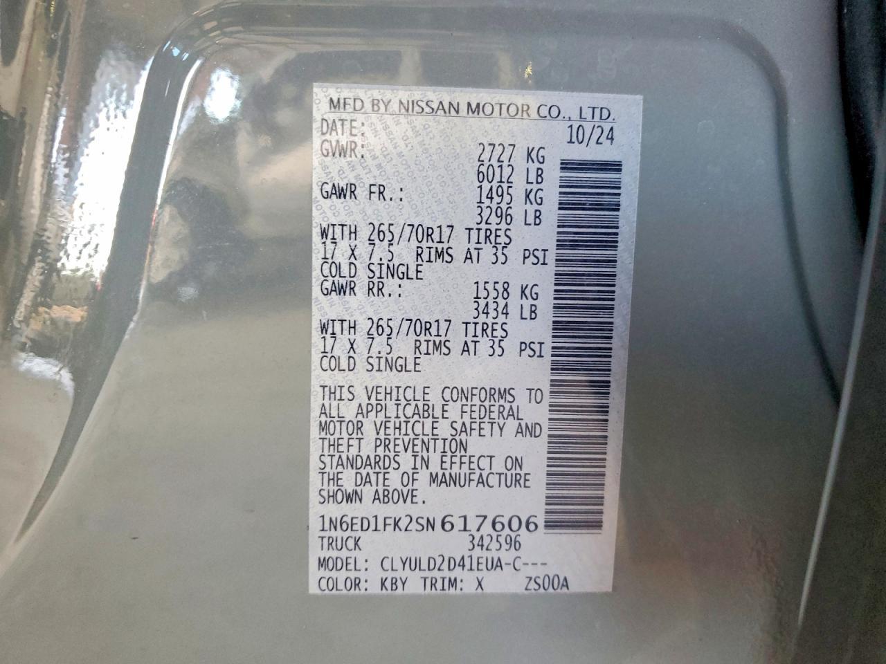 2025 Nissan Frontier PRO-4X