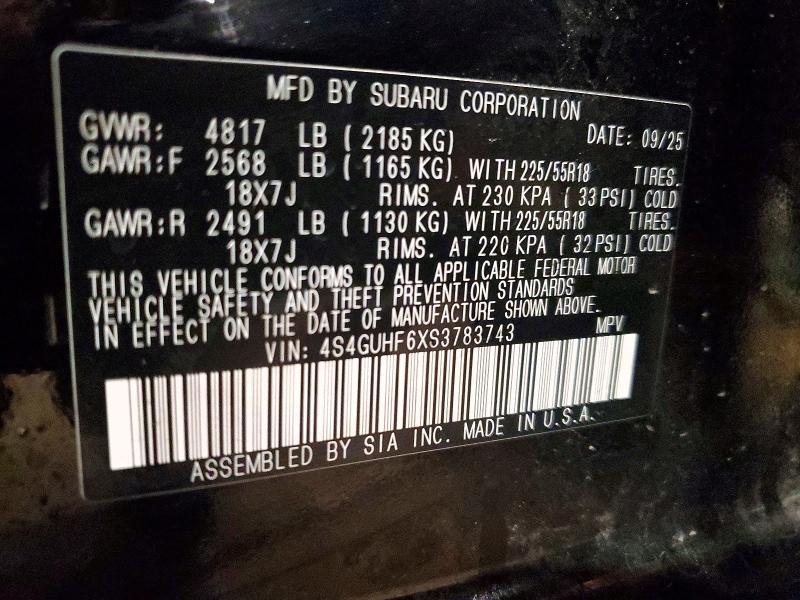 2025 Subaru Crosstrek Sport