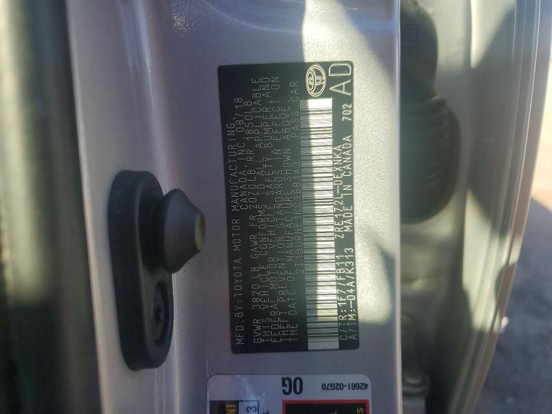 2019 Toyota Corolla l