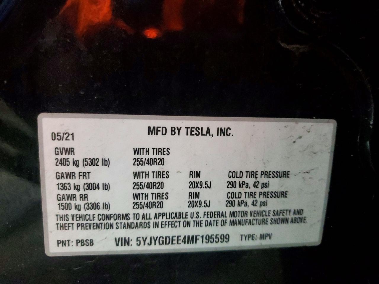 2021 Tesla Model y