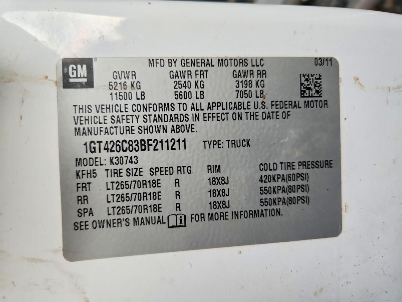 2011 GMC Sierra K3500 Denali