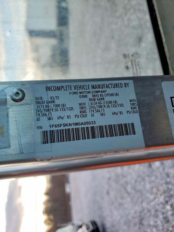 2021 Ford F59 Delivery Truck