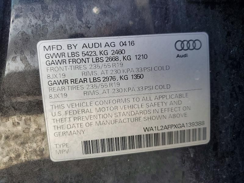 2016 Audi Q5 Premium Plus