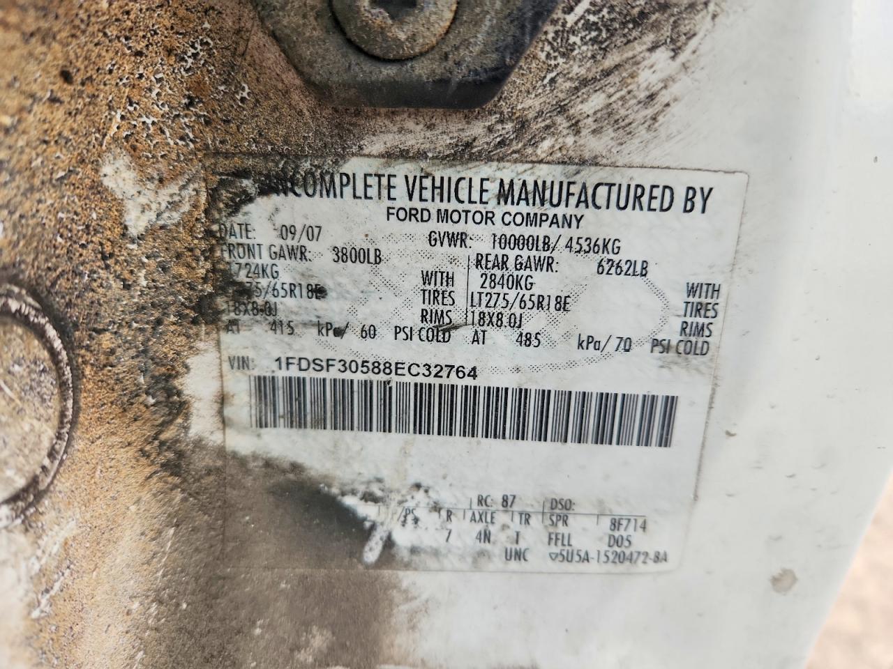 2008 Ford F350 Utility / Service Truck