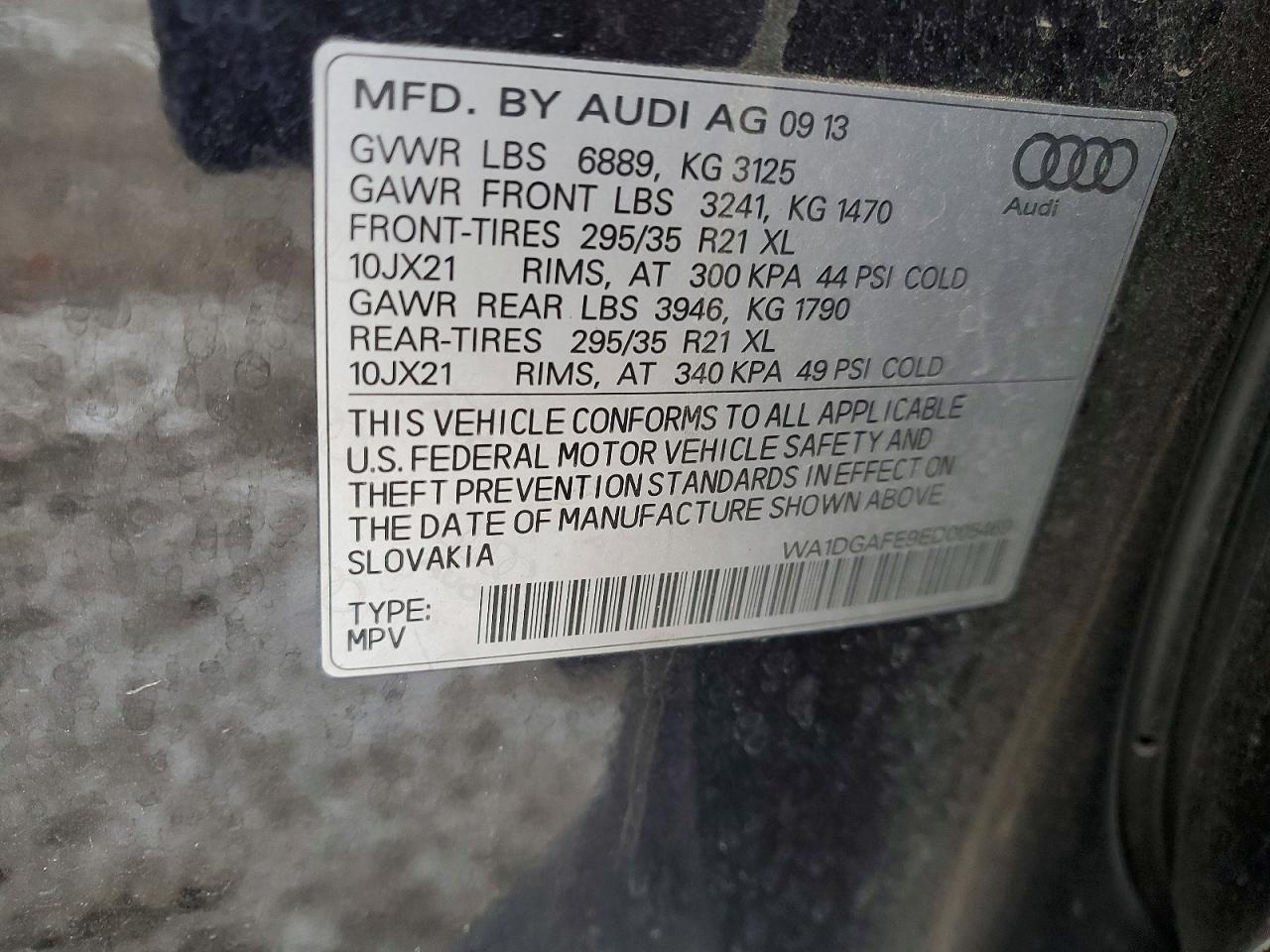 2014 Audi Q7 Prestige