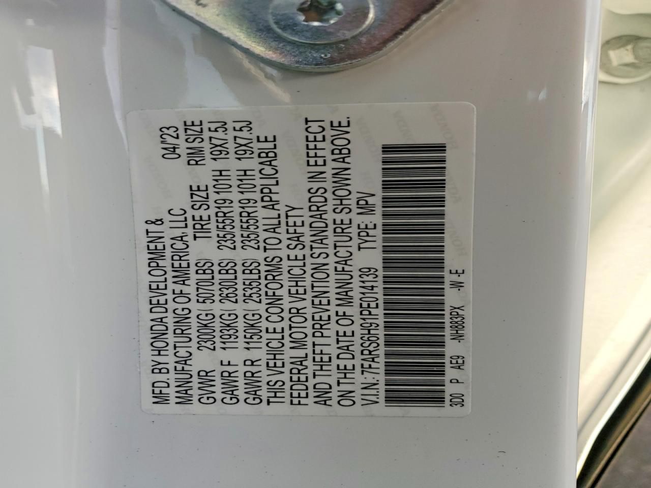 2023 Honda Cr-v Sport Touring