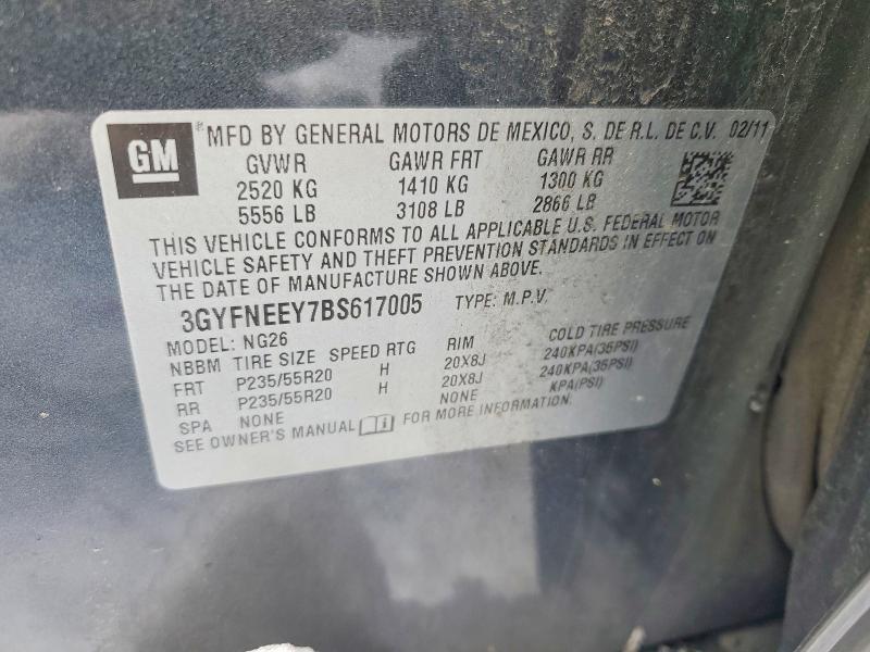 2011 Cadillac Srx Performance Collection