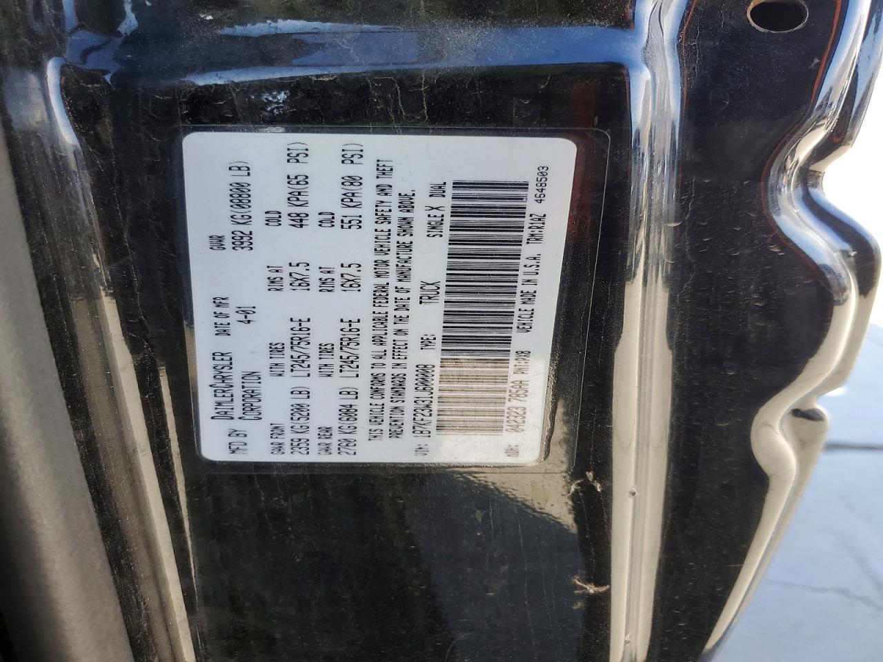 2001 Dodge RAM 2500