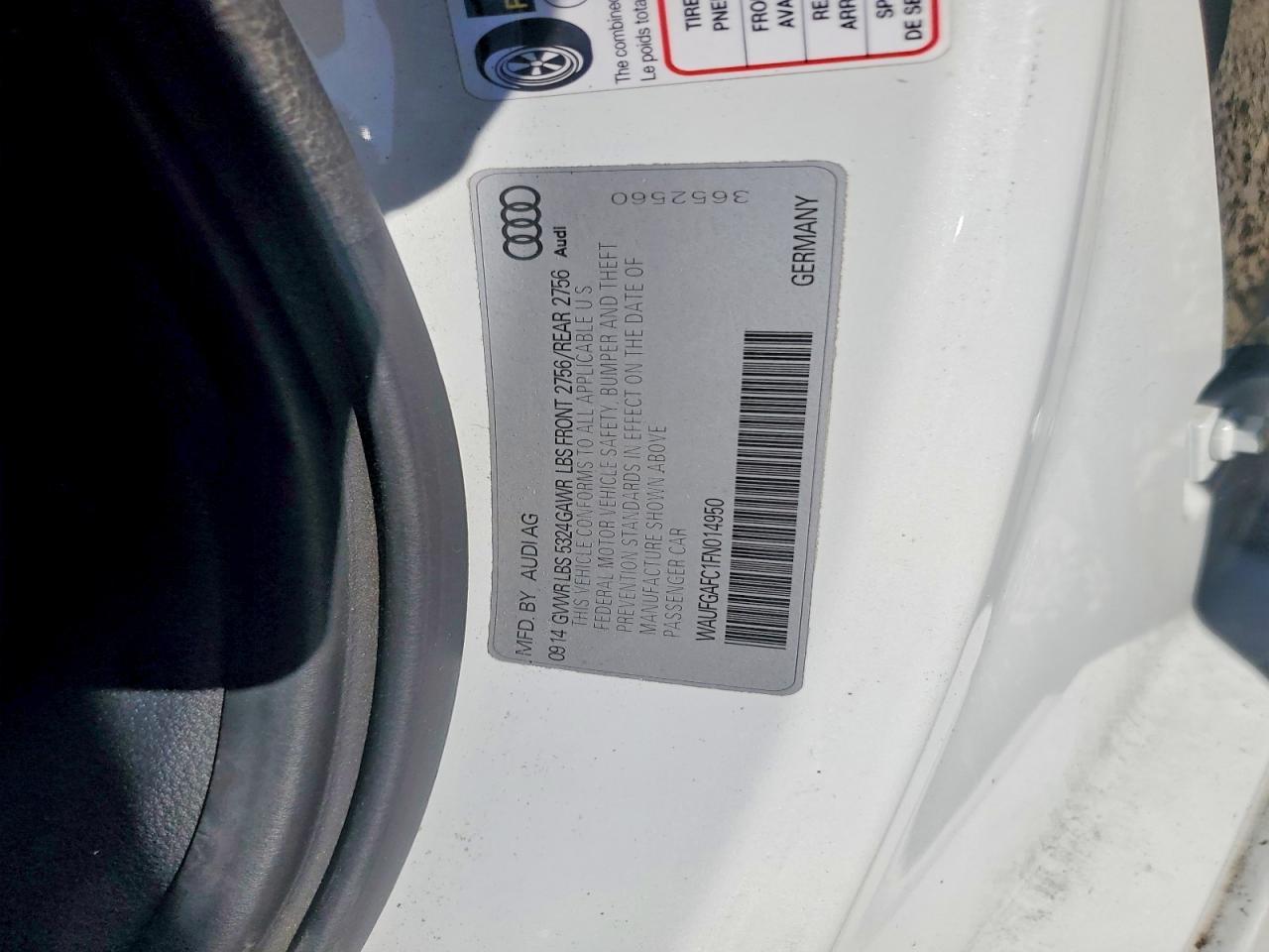 2015 Audi A6 Premium Plus