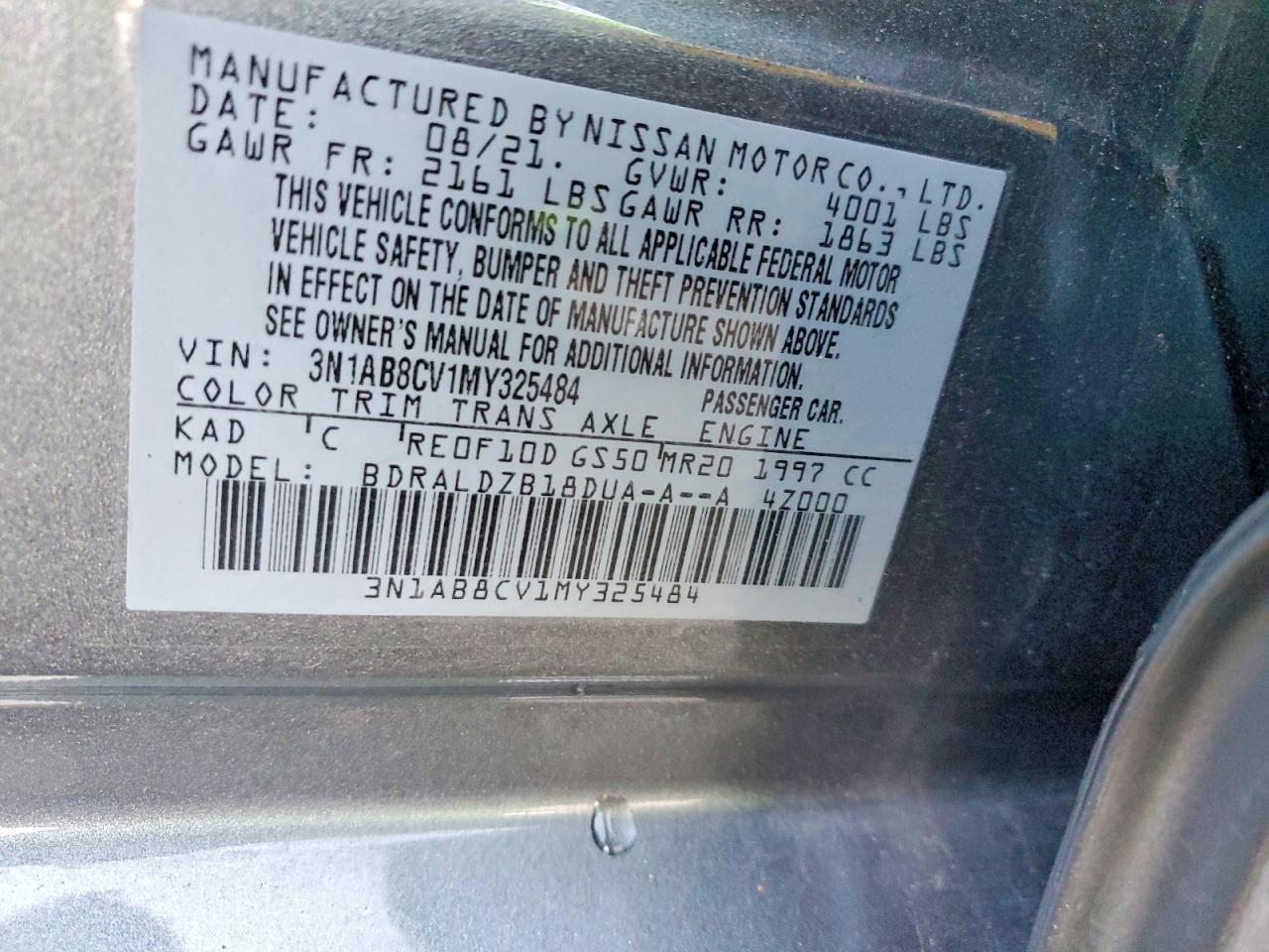 2021 Nissan Sentra sv