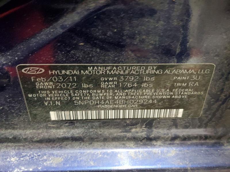 2011 Hyundai Elantra gls