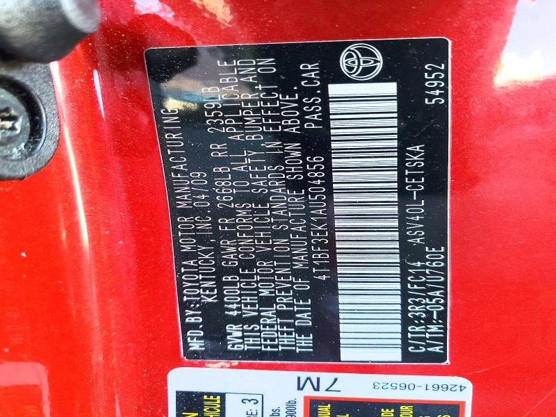 2010 Toyota Camry Base