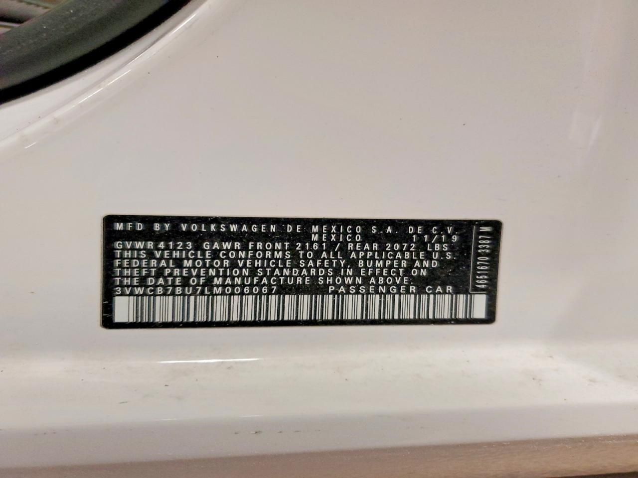 2020 Volkswagen Jetta s