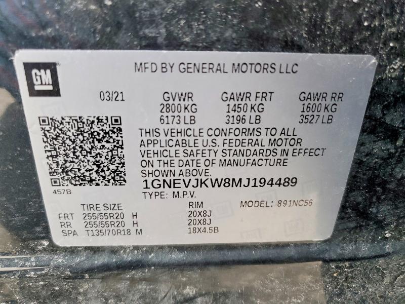 2021 Chevrolet Traverse rs