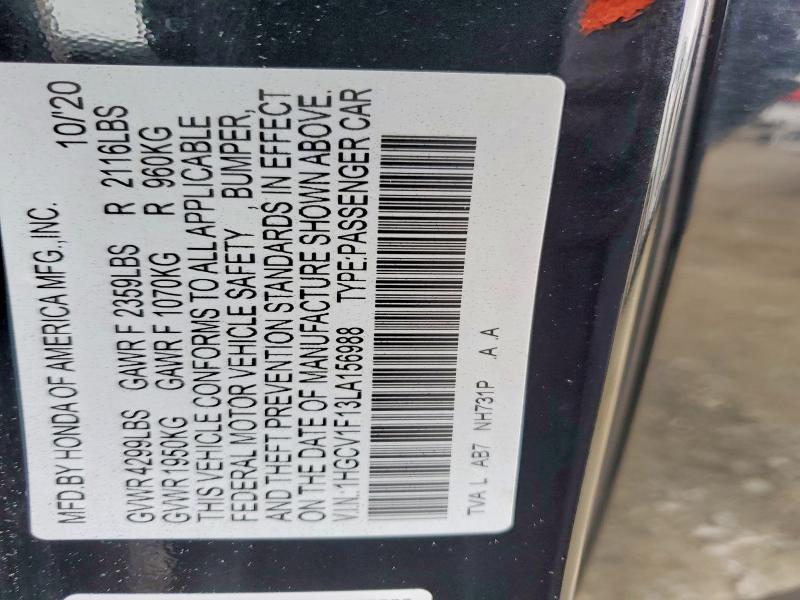 2020 Honda Accord lx