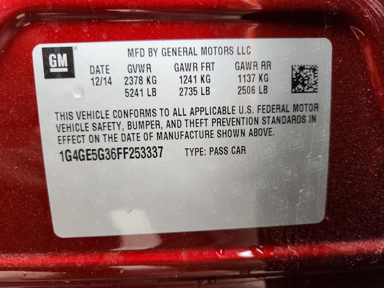 2015 Buick Lacrosse Premium