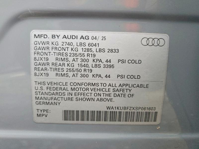 2025 Audi Q4 E-tron Premium