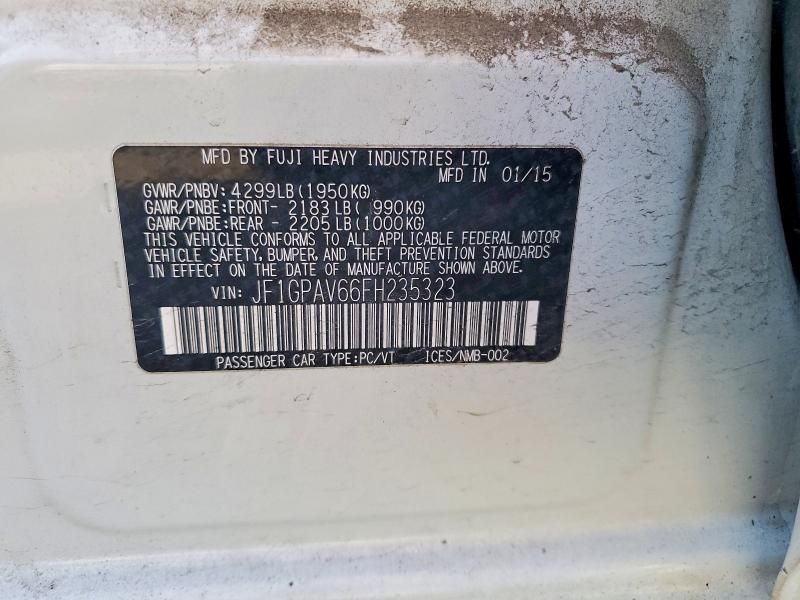 2015 Subaru Impreza Sport Limited