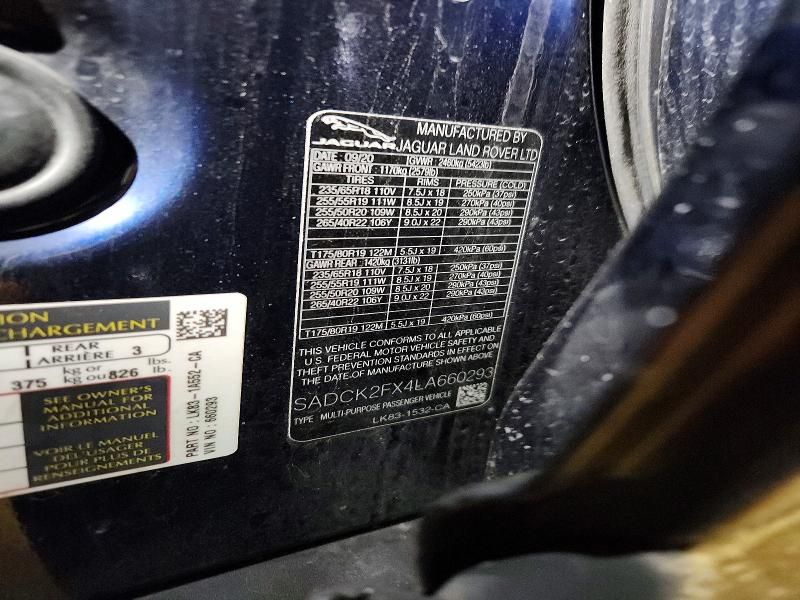 2020 Jaguar F-pace Prestige