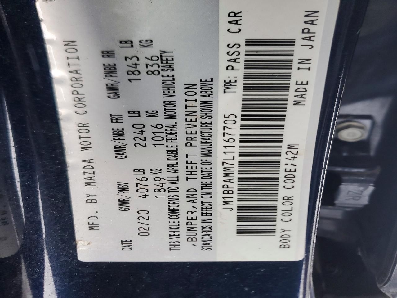 2020 Mazda 3 Preferred