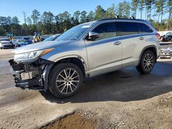 2017 Toyota Highlander se en venta en Harleyville, SC