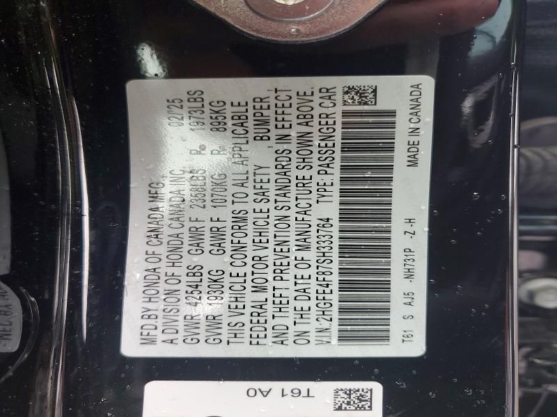 2025 Honda Civic Sport