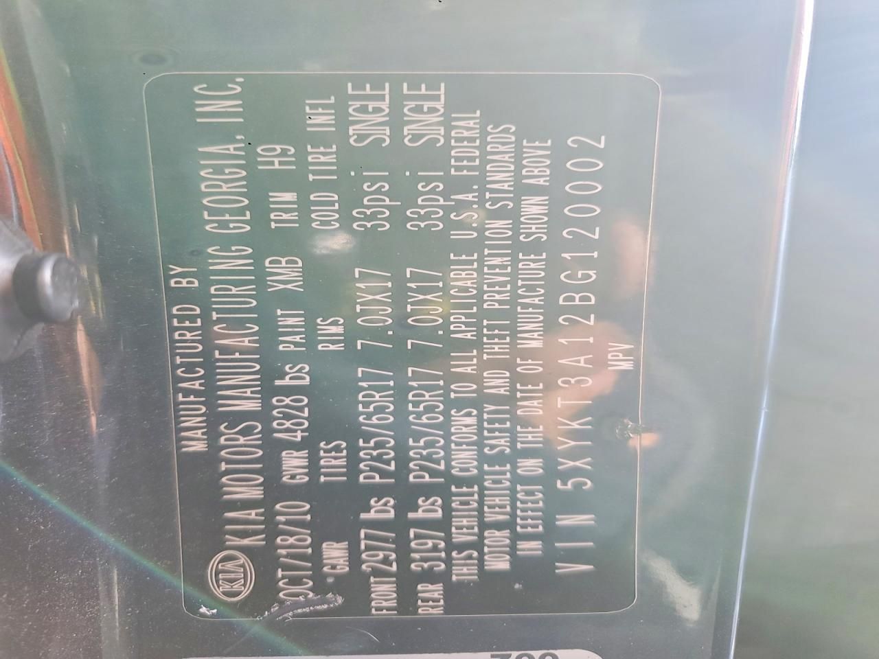 2011 KIA Sorento Base