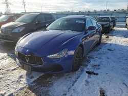Maserati salvage cars for sale: 2017 Maserati Ghibli s