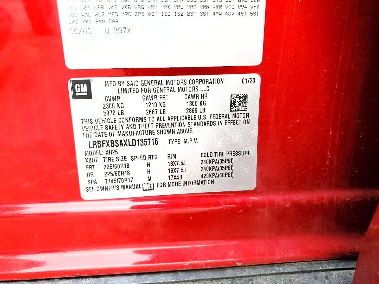 2020 Buick Envision Preferred