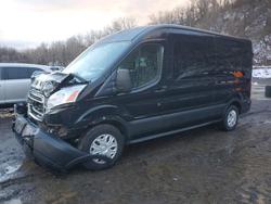 Salvage trucks for sale at Marlboro, NY auction: 2019 Ford Transit T-350