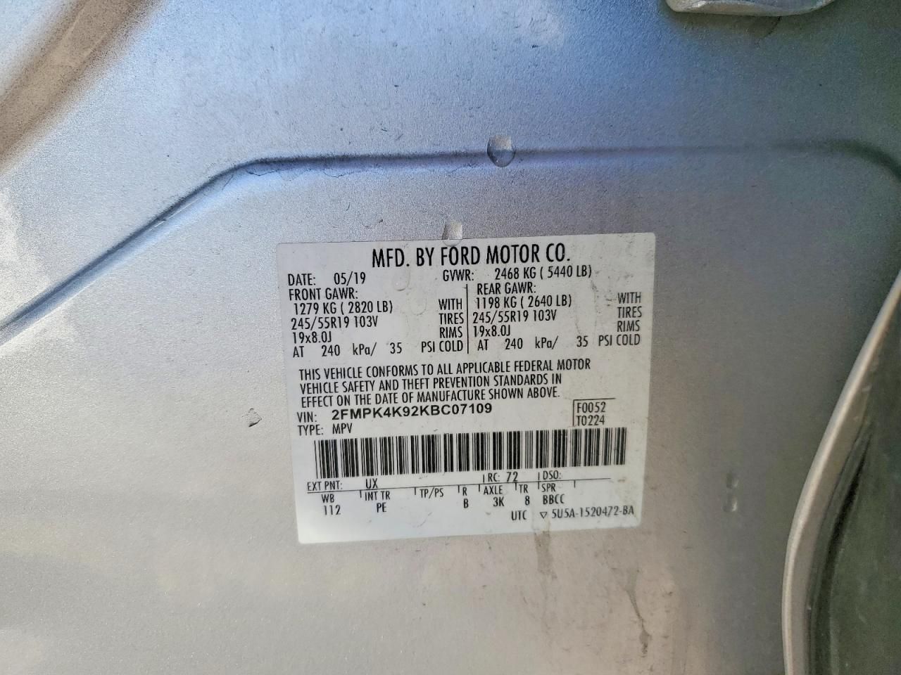 2019 Ford Edge Titanium