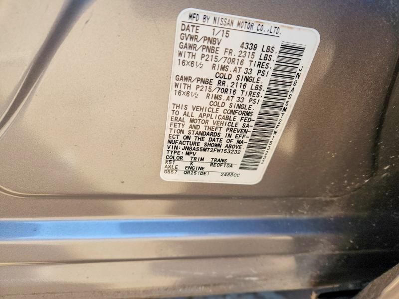 2015 Nissan Rogue Select s