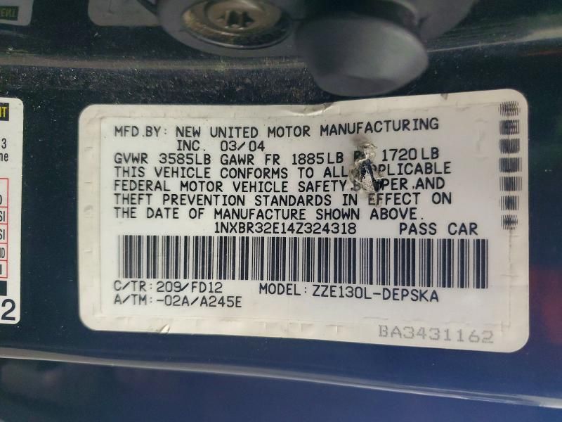 2004 Toyota Corolla ce