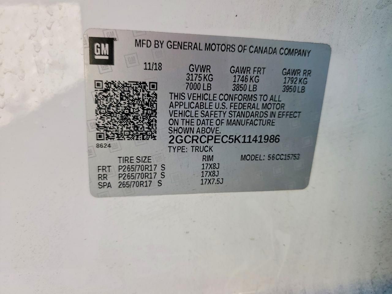 2019 Chevrolet Silverado1500 ld 2WD ffv Double cab