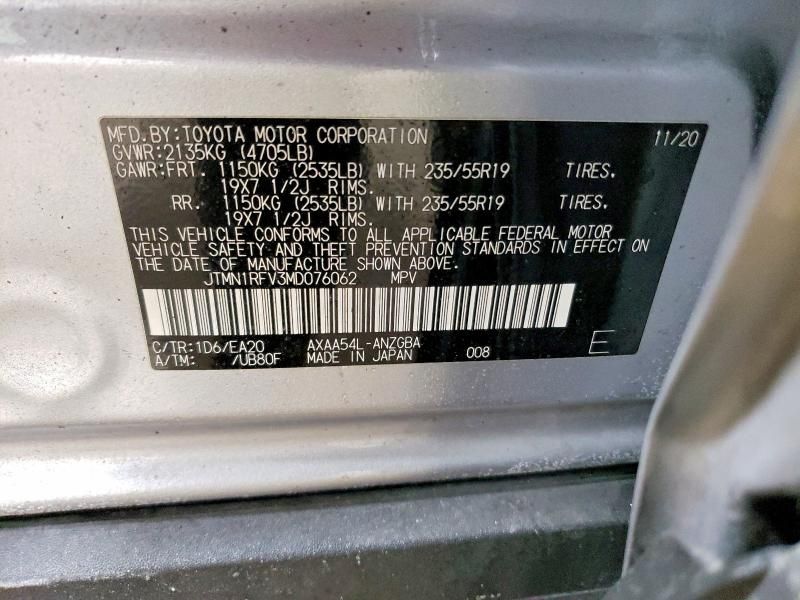 2021 Toyota Rav4 Limited