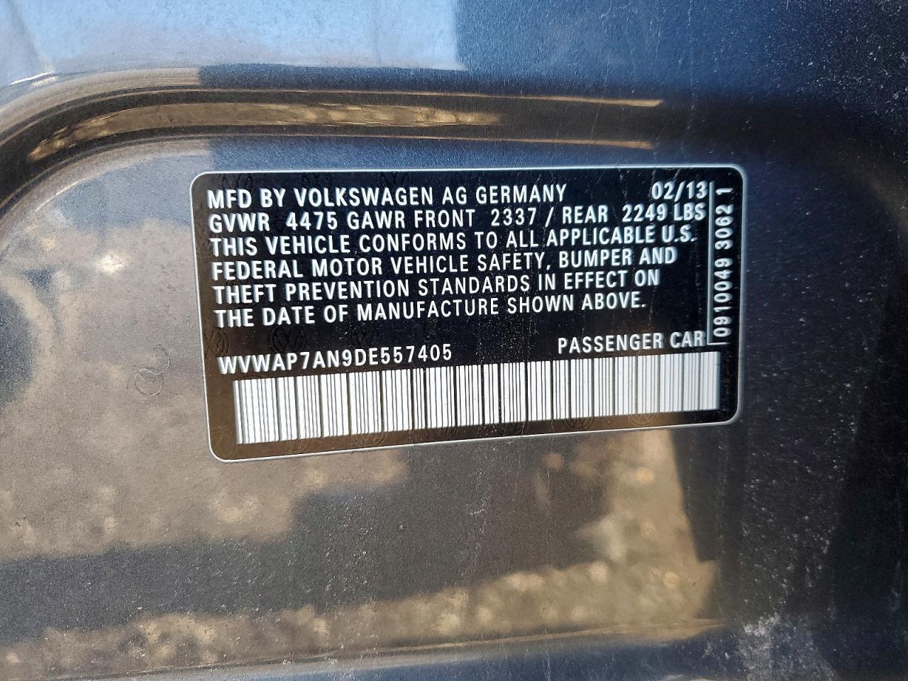 2013 Volkswagen Cc Sport