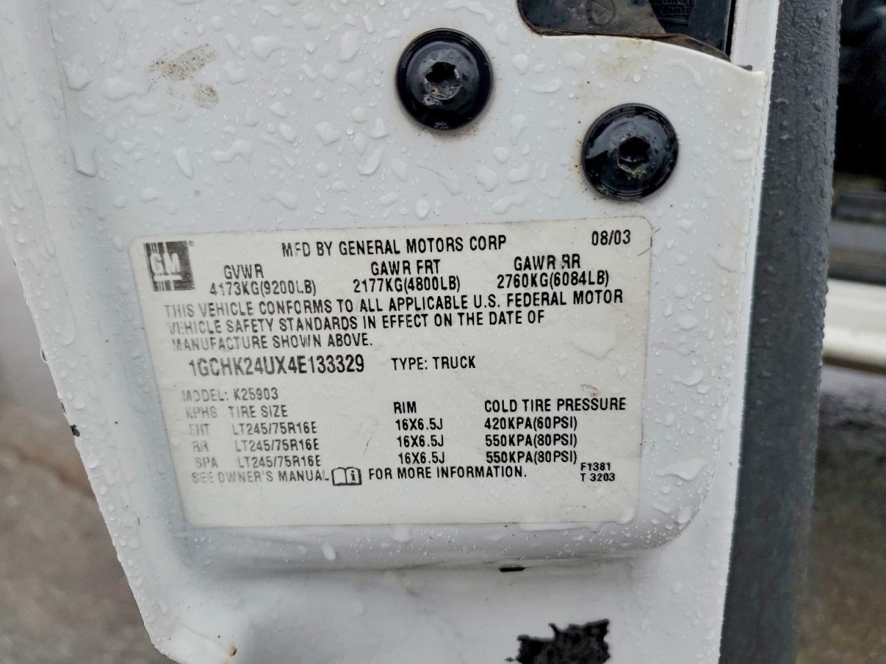 2004 Chevrolet Silverado K2500 Heavy Duty