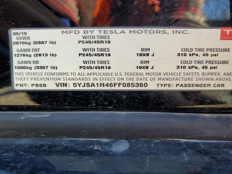 2015 Tesla Model s P85d